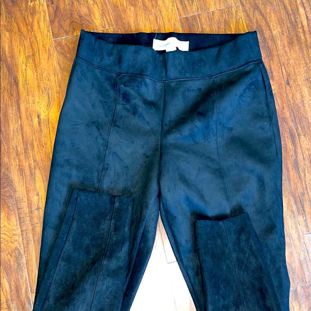 Old Navy size small velvet navy skinny leggings